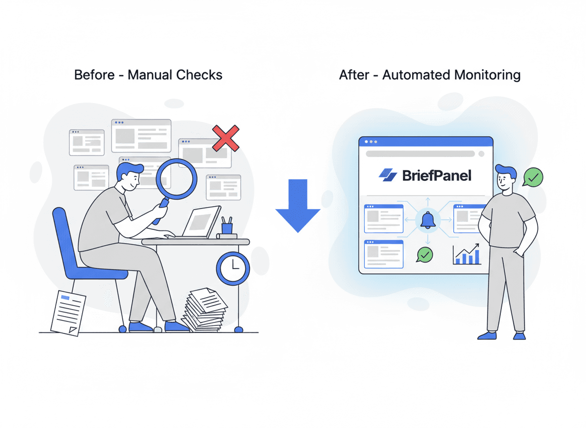 How to Monitor Competitor Homepage Messaging (Without Constant Manual Checks)