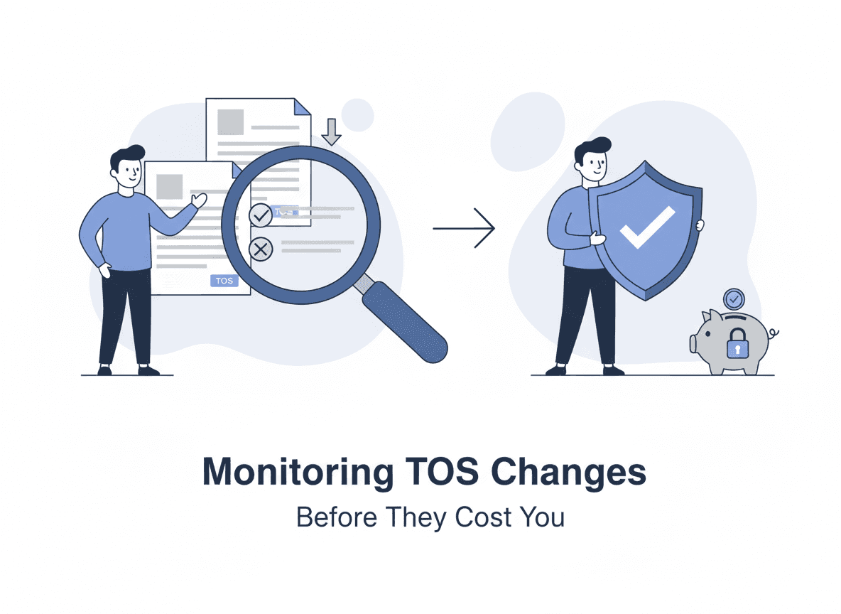 How to Monitor Terms of Service Changes (Before They Cost You)