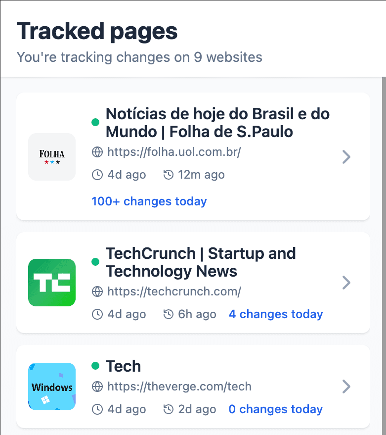BriefPanel monitoring dashboard
